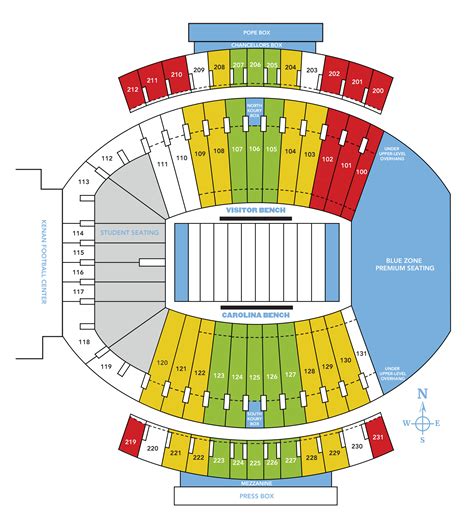 Dean Smith Center Seating Chart With Rows – Two Birds Home