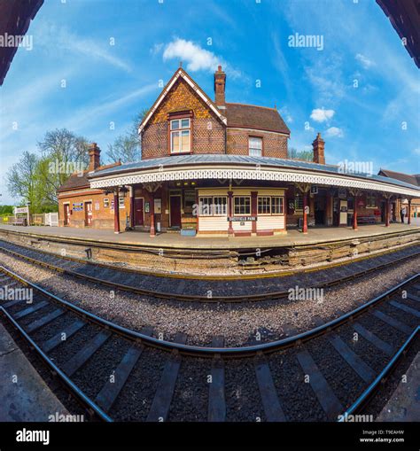 Sheffield Park,Railway Station,Bluebell Railway,Sussex,Panorama,Image Stock Photo - Alamy