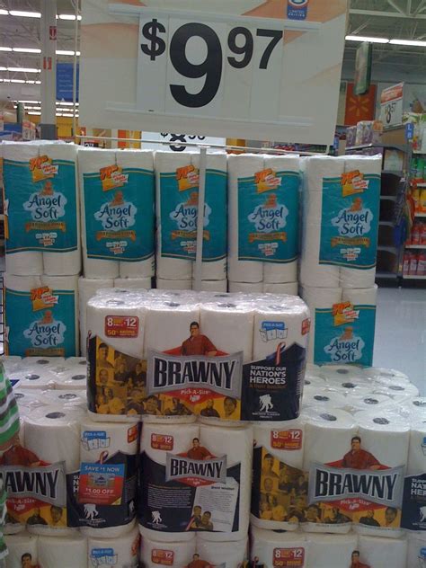 Possible Brawny Paper Towel Deal at Walmart (.02 cents per square foot) - al.com