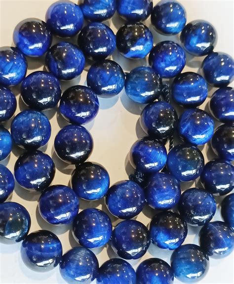 Stunning New Blue Tiger eye Gemstones Beads 6mm