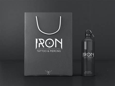 Logo Design & Branding- IRON Tattoo & Piercing on Behance