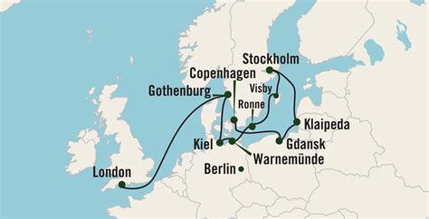 Baltic Sea Cruise Map