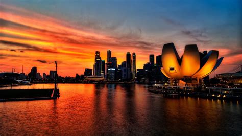 singapore, sky, sunset Wallpaper, HD City 4K Wallpapers, Images and Background - Wallpapers Den