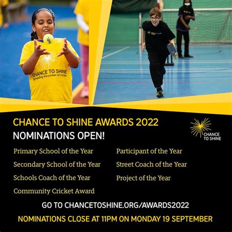 Schools & Education - Chance to Shine - Chance to Shine Awards 2022