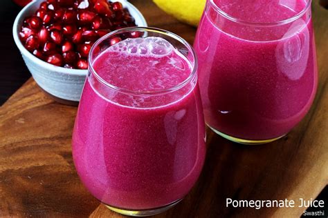 Pomegranate juice recipe | Anar juice recipe & its health benefits