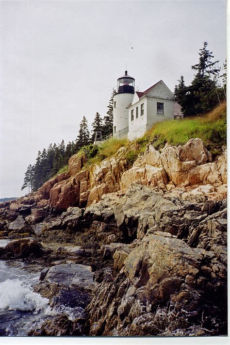 Lighthouse near Acadia National Park in Maine. Taken Summer 2000. Shared in my (free) Weekly ...