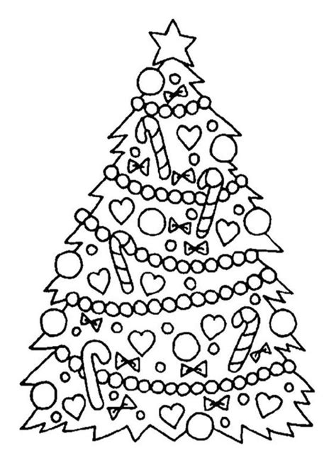 Free & Easy To Print Christmas Tree Coloring Pages | Kleurplaten