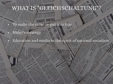 Gleichschaltung: Dutch Press by Nadia Amir