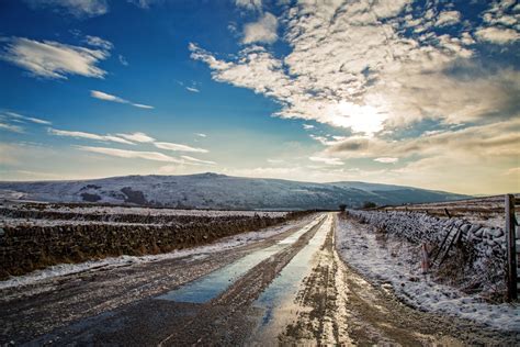 Winter Road Free Stock Photo - Public Domain Pictures
