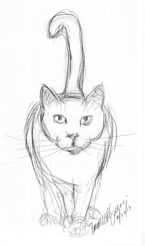 Easy Cat Drawings In Pencil | Wallpapers Gallery