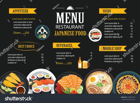 283,687 Japanese Food Menu Images, Stock Photos & Vectors | Shutterstock