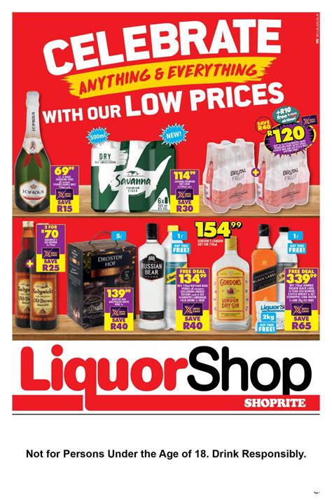 Shoprite Liquor Specials | November 2024 | Beers, Ciders, Cognac, Wines, Whiskies