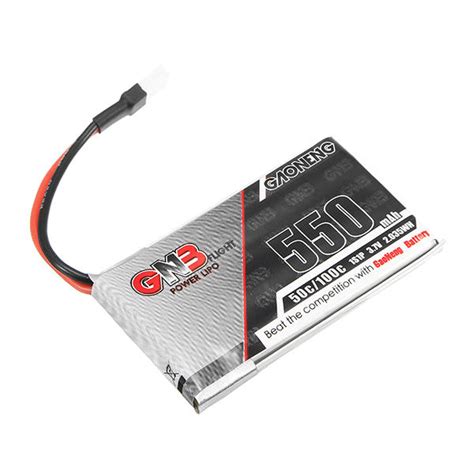 Gaoneng gnb 3.7v 550mah 50c lipo battery white plug Sale - Banggood.com