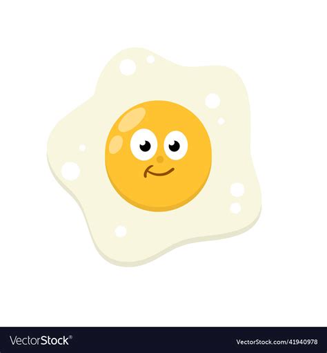 Scrambled eggs healthy breakfast Royalty Free Vector Image