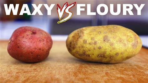 Waxy vs floury potatoes (creamy vs mealy, boiling vs baking, etc) in ...