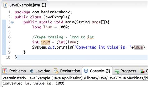 Java Convert long to int with examples