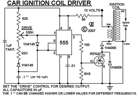 Termistron.com-A Car Ignition Coil Driver | Circuit diagram, Electrical circuit diagram ...