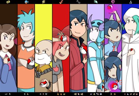 Hoenn Gym Leaders by pm-artist on DeviantArt