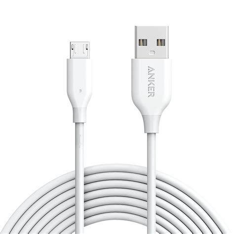 ANKER POWERLINE MICRO USB 10FT WHITE – Game Hub