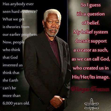 Morgan Freeman. I love him even more now. | Atheist quotes, Activist quote, Enlightment