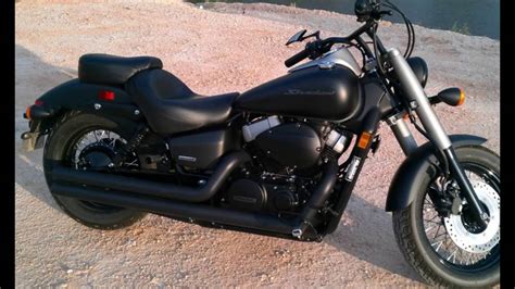 2016 Honda Shadow Phantom Black - YouTube