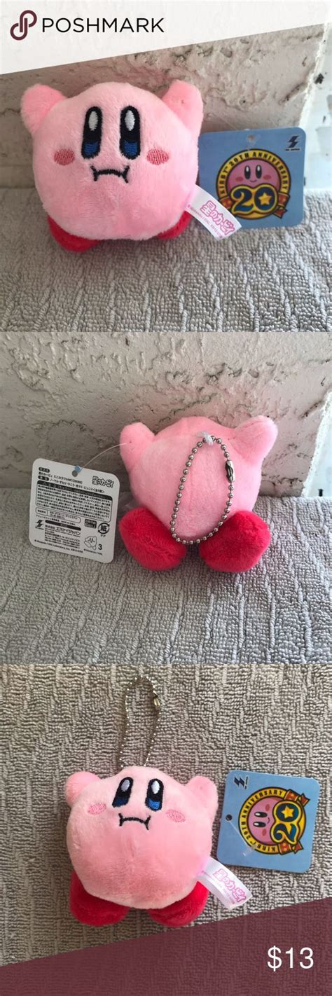 Pink Kirby Plush Keychain | Pink, Plush, Kirby