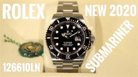 New 2020 Rolex Submariner Date | Review and Comparison | 126610LN vs. 116610LN | Olfert&Co - YouTube