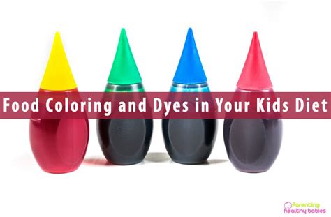 Food Coloring and Dyes in Your Kids Diet: Are they Safe?