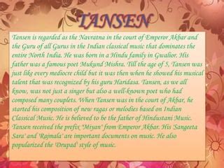 tansen | PPT