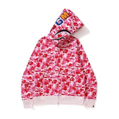 BAPE Pink Camouflage Hooded Jacket - BAPE Hoodie