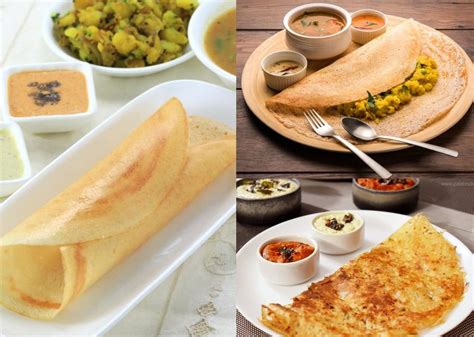 Varieties of Dosa - Plain Dosa Recipe, Mysore Masala Dosa Recipe and ...