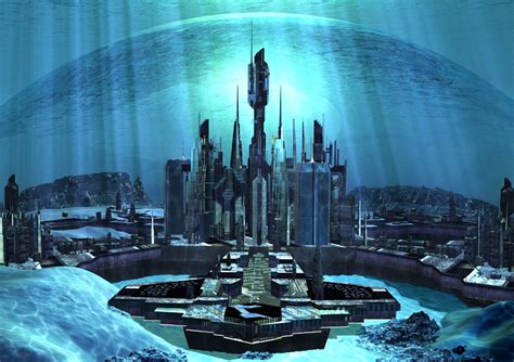 Stargate Atlantis ART PRINT 'The Sunken City' | Stargate, Stargate ...