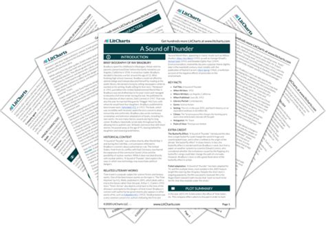 A Sound of Thunder Summary & Analysis | LitCharts