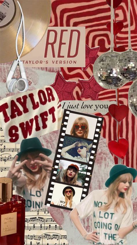 #red #taylorswift #22 #collage #taylor #music | Red taylor, Taylor swift album, Taylor swift 22