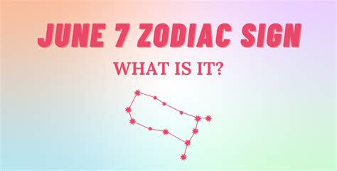 June 7 Zodiac Sign Explained | So Syncd