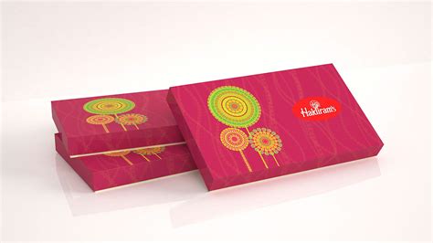 Haldiram Packaging design sweet box | traditional India on Student Show