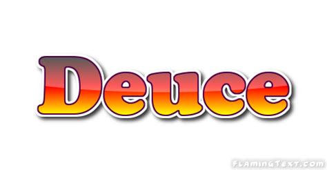 Deuce Logo | Free Name Design Tool from Flaming Text