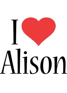 Alison Logo | Name Logo Generator - I Love, Love Heart, Boots, Friday, Jungle Style