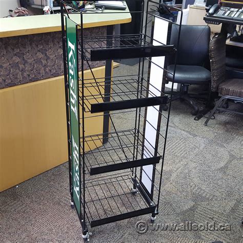 Black Retail Collapsible Folding Wire Display Rack - Allsold.ca - Buy & Sell Used Office ...