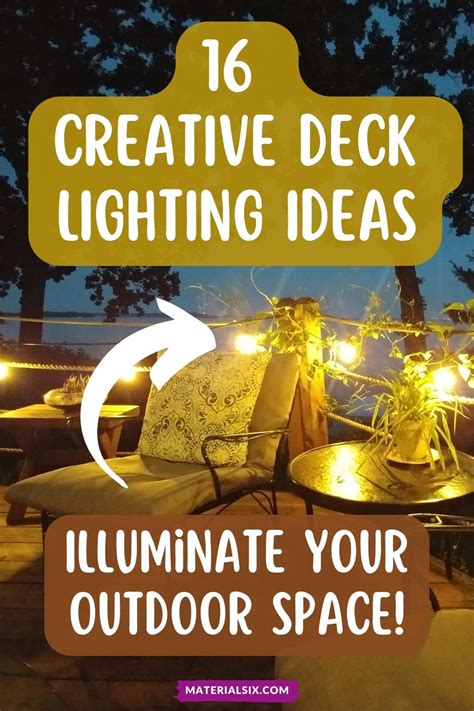 20 Deck Lighting Ideas for Stunning Outdoor Ambiance