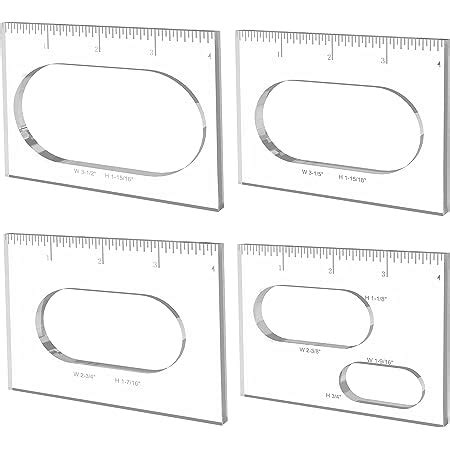 Amazon.com: Elliptical Router Template for Woodworking Oval Router Jig ...