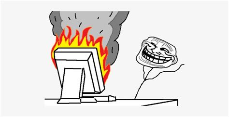 , Trollface Computer ) - Troll Face Computer Gif - 500x341 PNG Download ...