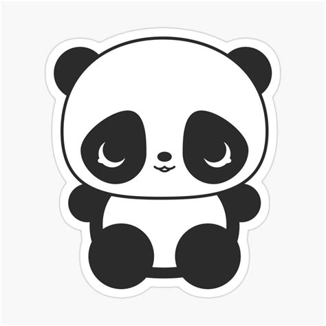 Kawaii Panda Bear Sticker by meetminnie | Kawaii panda, Cute cartoon wallpapers, Panda bear