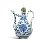 A rare blue and white 'lotus' ewer, Ming dynasty, Yongle period |明永樂 青花纏枝蓮紋執壺 | A Journey ...