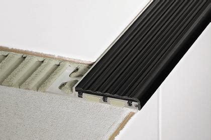 Schluter TREP-B Aluminum Anti-Slip Stair Nosing Profiles