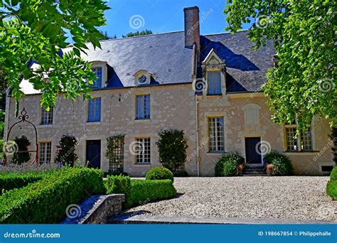 Poulaines; France - July 13 2020 : Poulaines Estate Editorial Stock Image - Image of garden ...