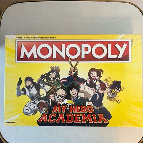 Hasbro | Toys | My Hero Academia Anime Monopoly Japanese Style Cartoon ...