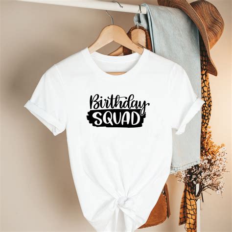 Birthday Squad T Shirt Birthday Squad Birthday Shirts | Etsy