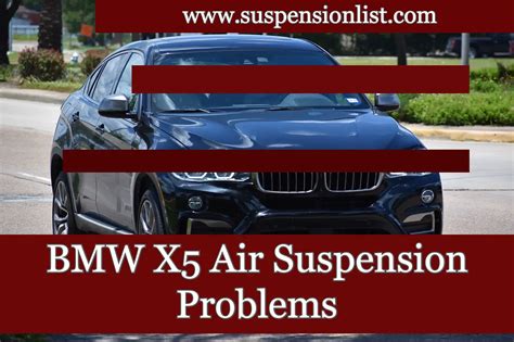 5 Common BMW X5 Air Suspension Problems