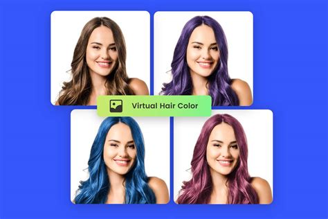 Virtual Hair Color Try On Online Free with AI | Fotor